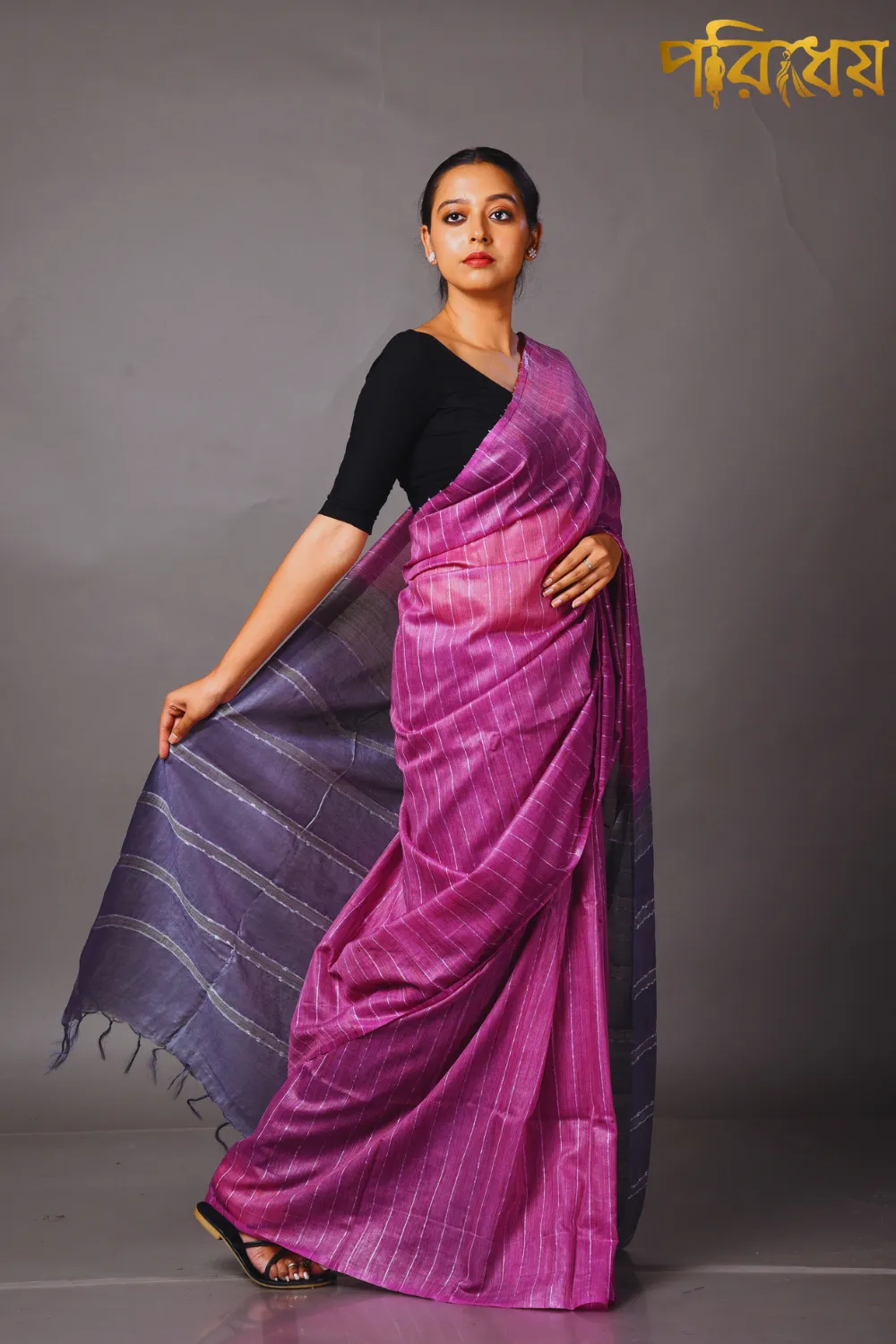 Buy Bhagalpuri Silk Saree Online | CRAFTS AND LOOMS | BongHaat.com |  India's First and largest Bengali eCommerce site | BongHaat.com